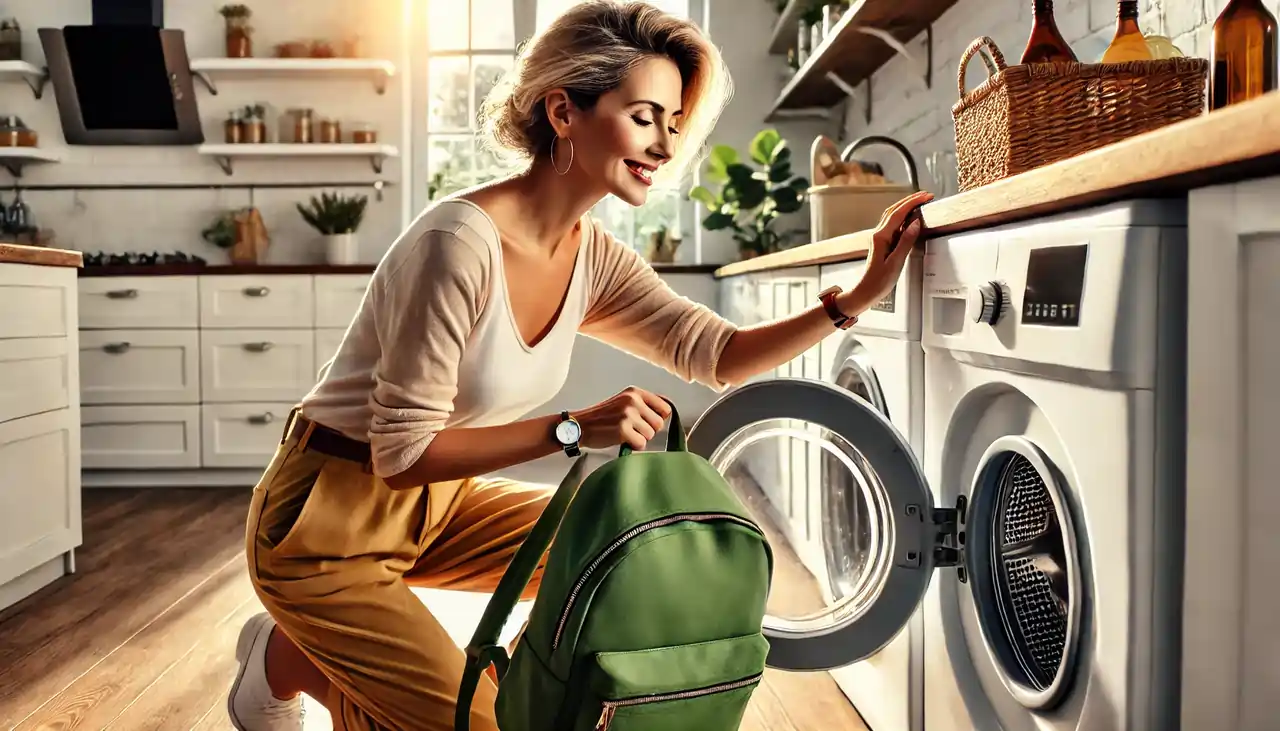 شستن کوله پشتی با ماشین لباسشویی